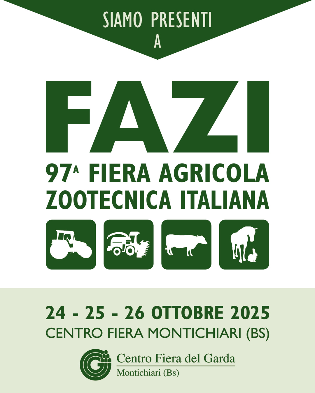 Saremo presenti a FAZI 2025